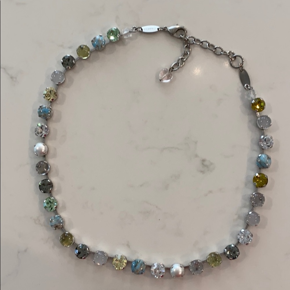 Sabika Vintage Crystal and Pearl Choker